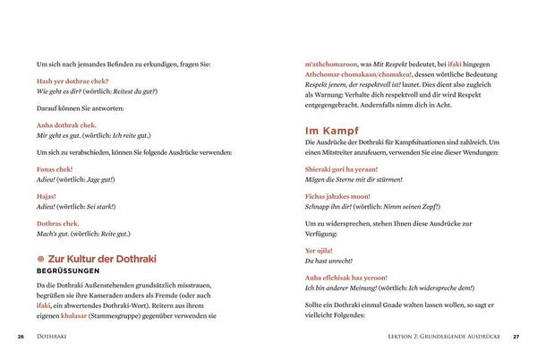 Living Language Dothraki