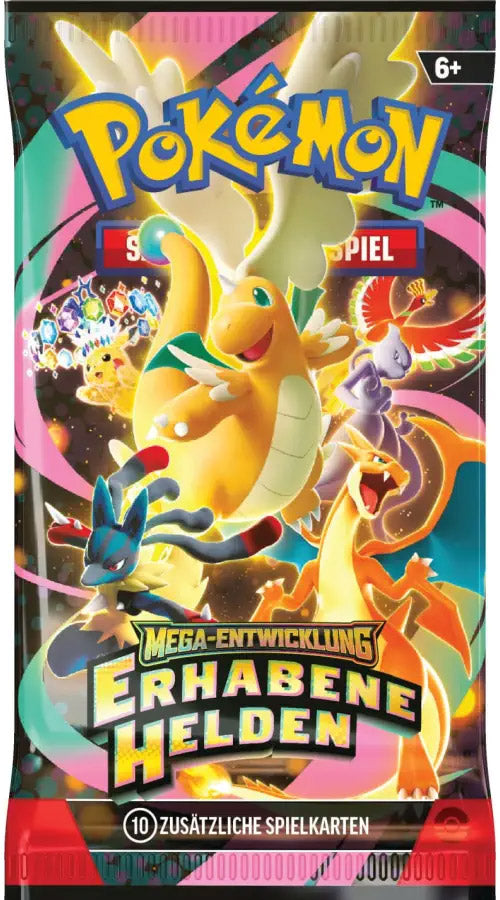 Pokémon Sammelkartenspiel Erhabene Helden Booster-Pack (DE)