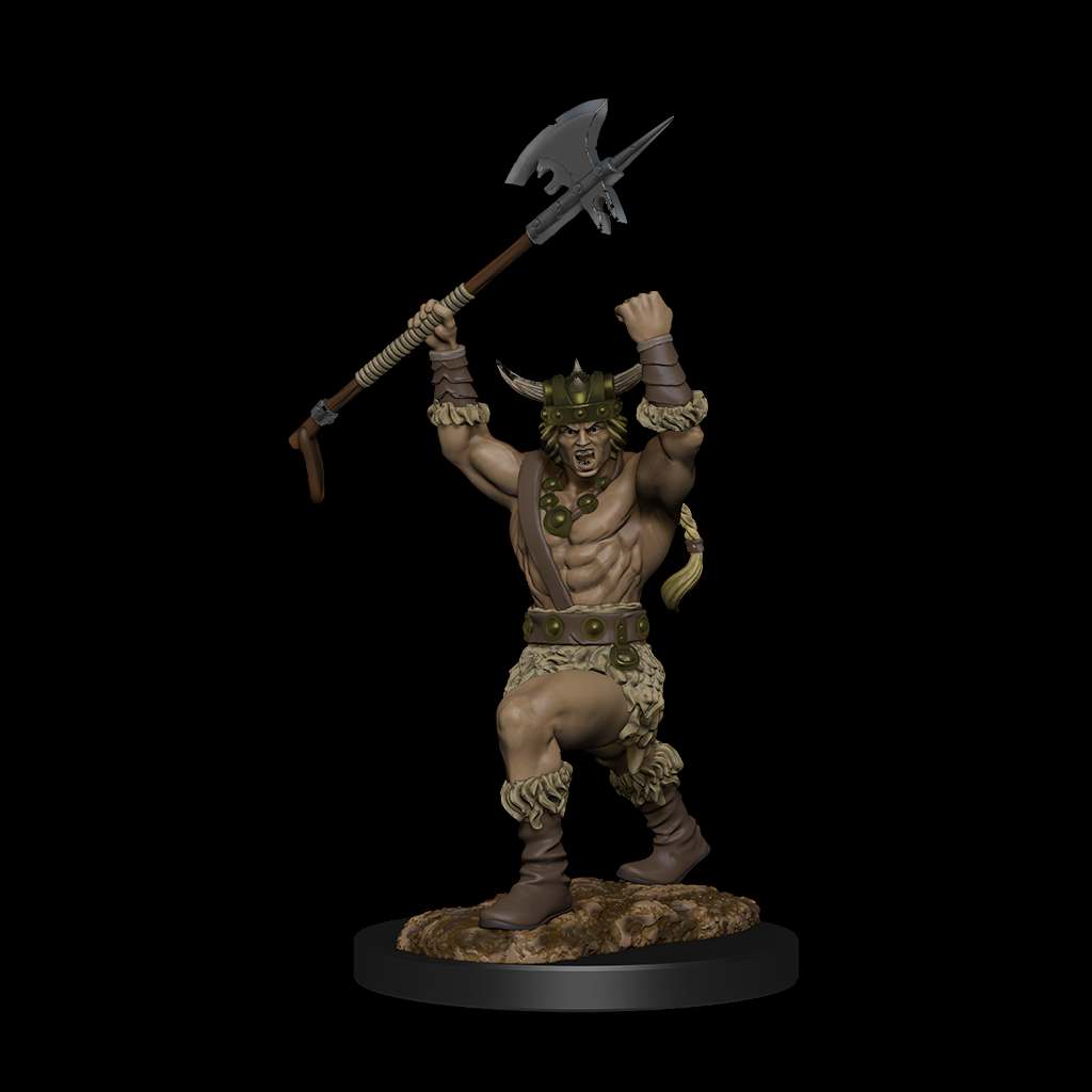 D&D Nolzur's Marvelous Miniatures Human Male Barbarian 2