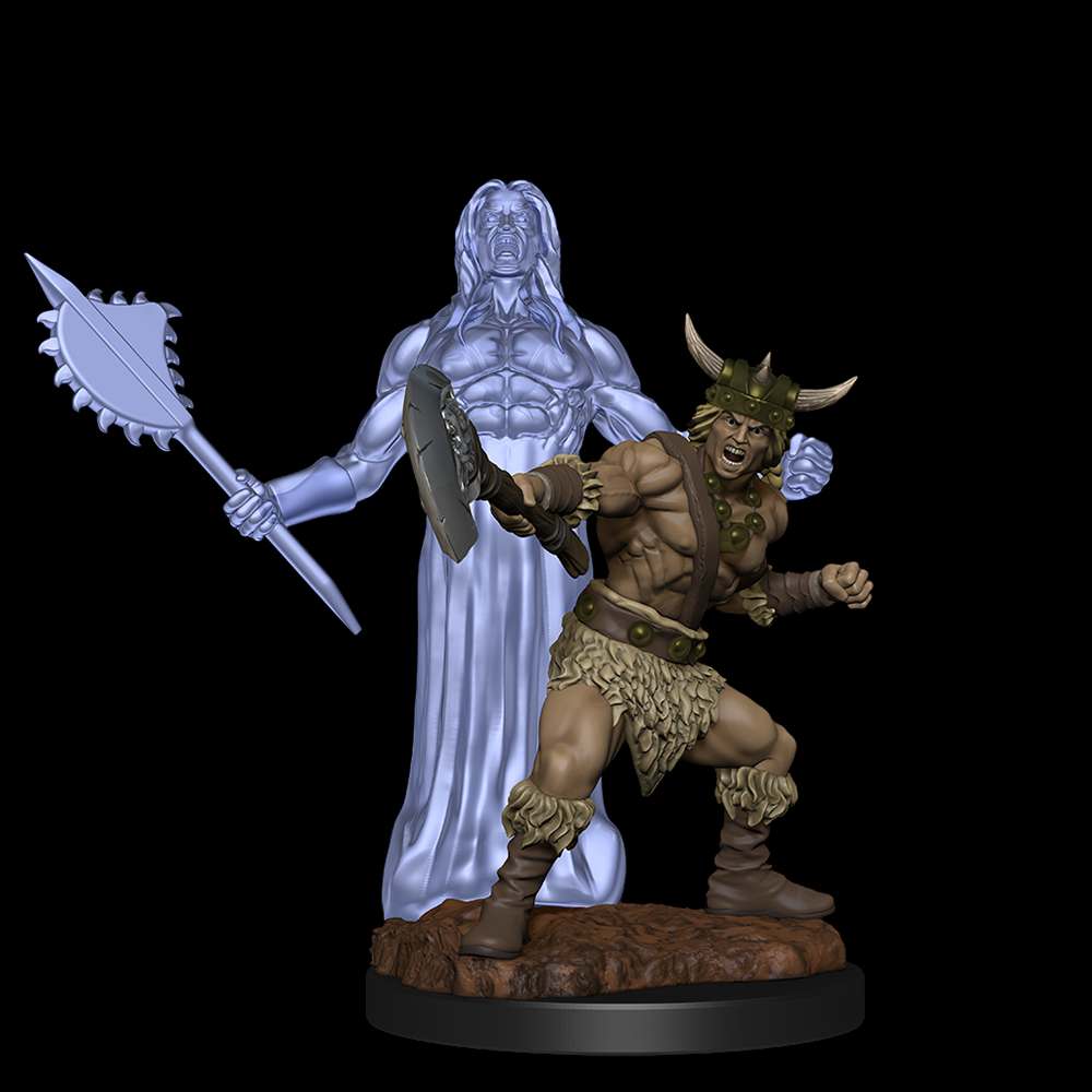D&D Nolzur's Marvelous Miniatures Human Male Barbarian 2
