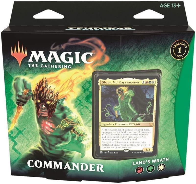MTG - Zendikars Erneuerung Commander Deck (EN) Zorn des Landes (Rot/Grün/Weiß)