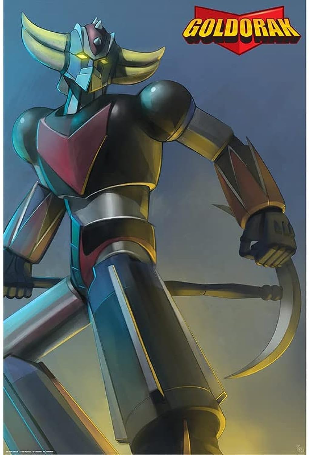 Grendizer Maxi-Poster "Grendizer & Axes" 91,5 x 61 cm