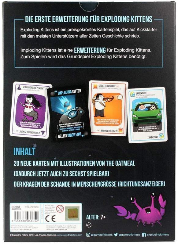 Exploding Kittens Erweiterung: Imploding Kittens (DE)