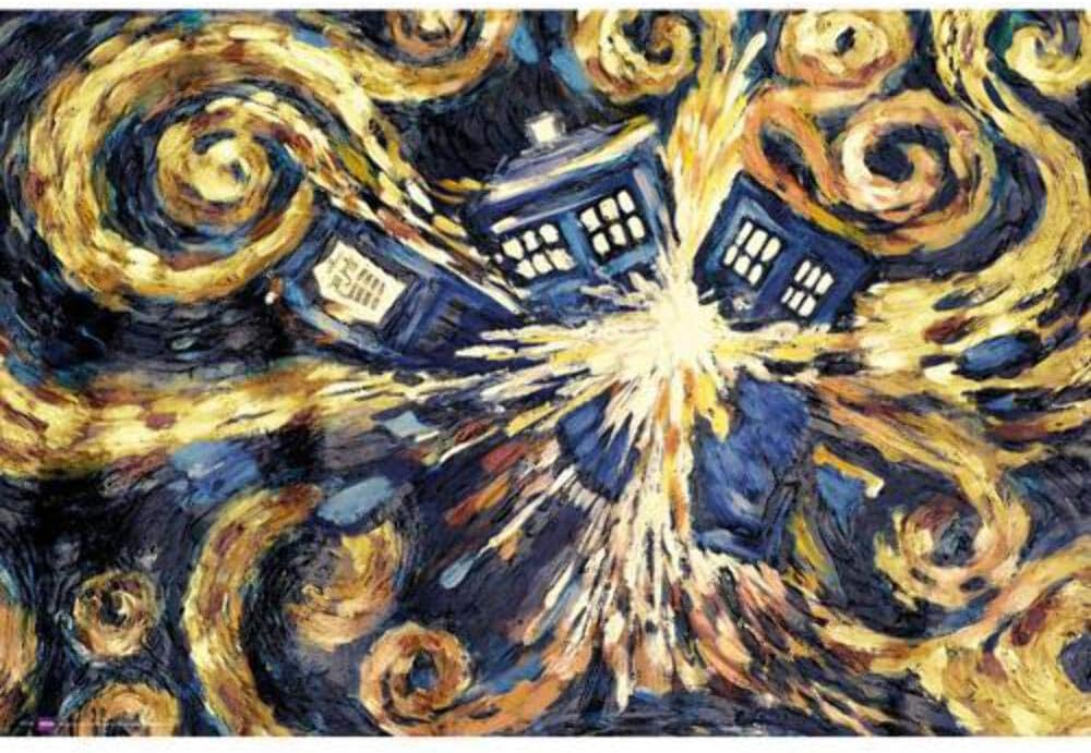 Doctor Who Maxi Poster "Exploding Tardis" 91,5 x 61 cm