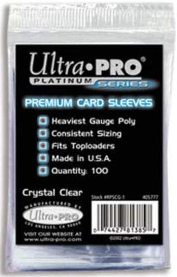 Ultra Pro Platinum Card Sleeves (100)
