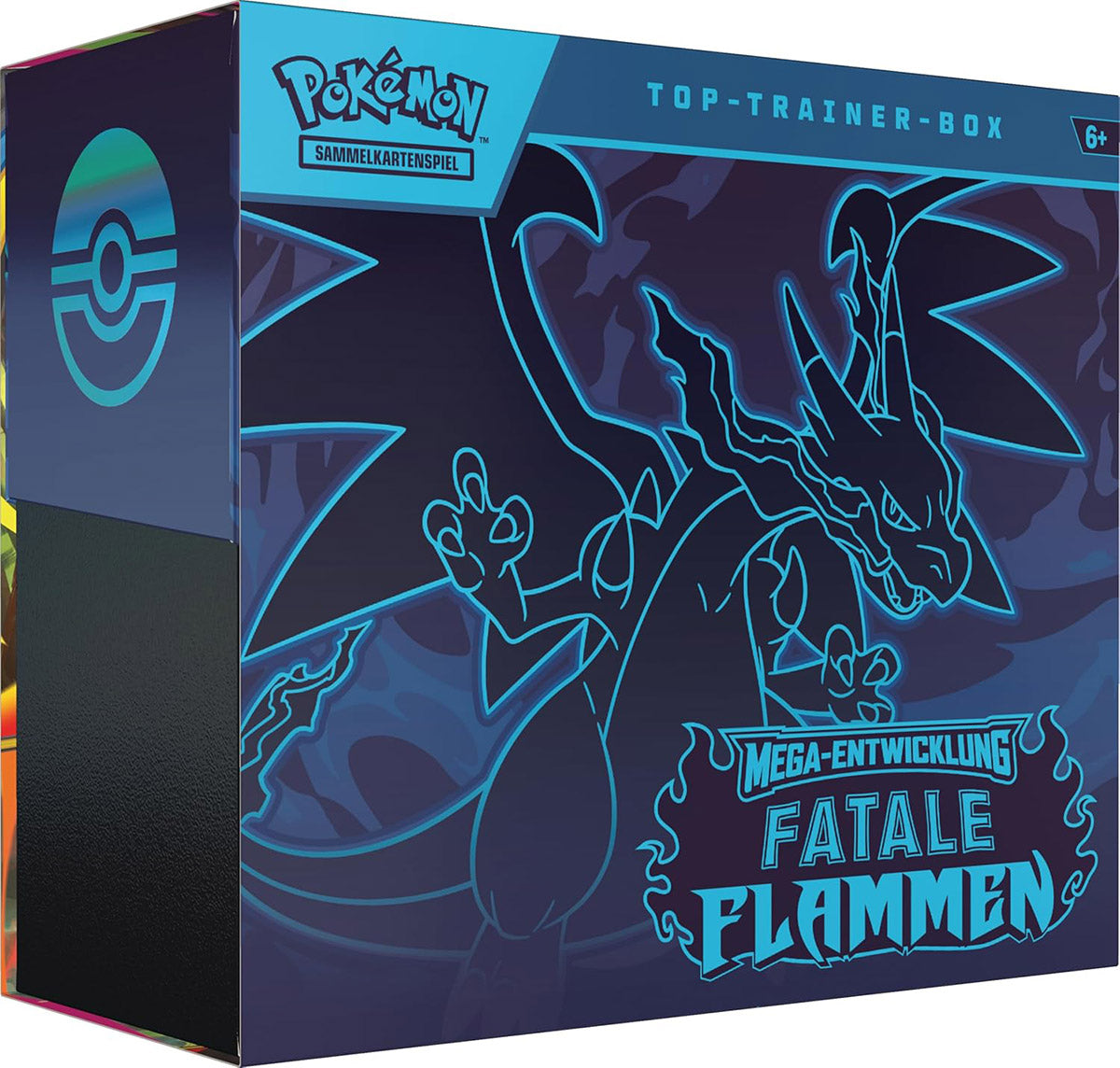 Pokémon Sammelkartenspiel Fatale Flammen Top-Trainer Box (DE)