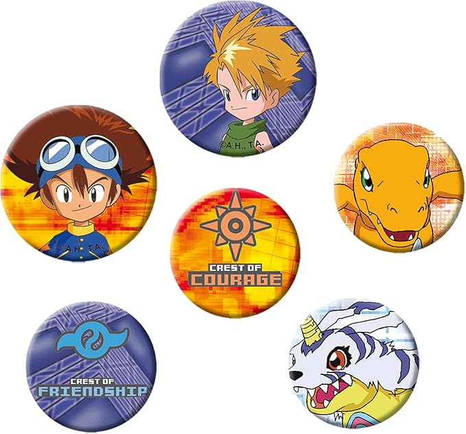 Digimon Button Set "Tai & Matt" (6)