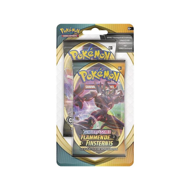 PKM - Schwert und Schild 3, Flammende Finsternis 2-Pack Booster Pack (GER)