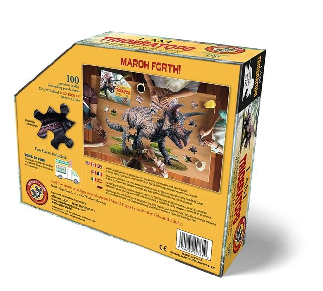 Konturpuzzle Jr. Triceratops XL (100 Teile)