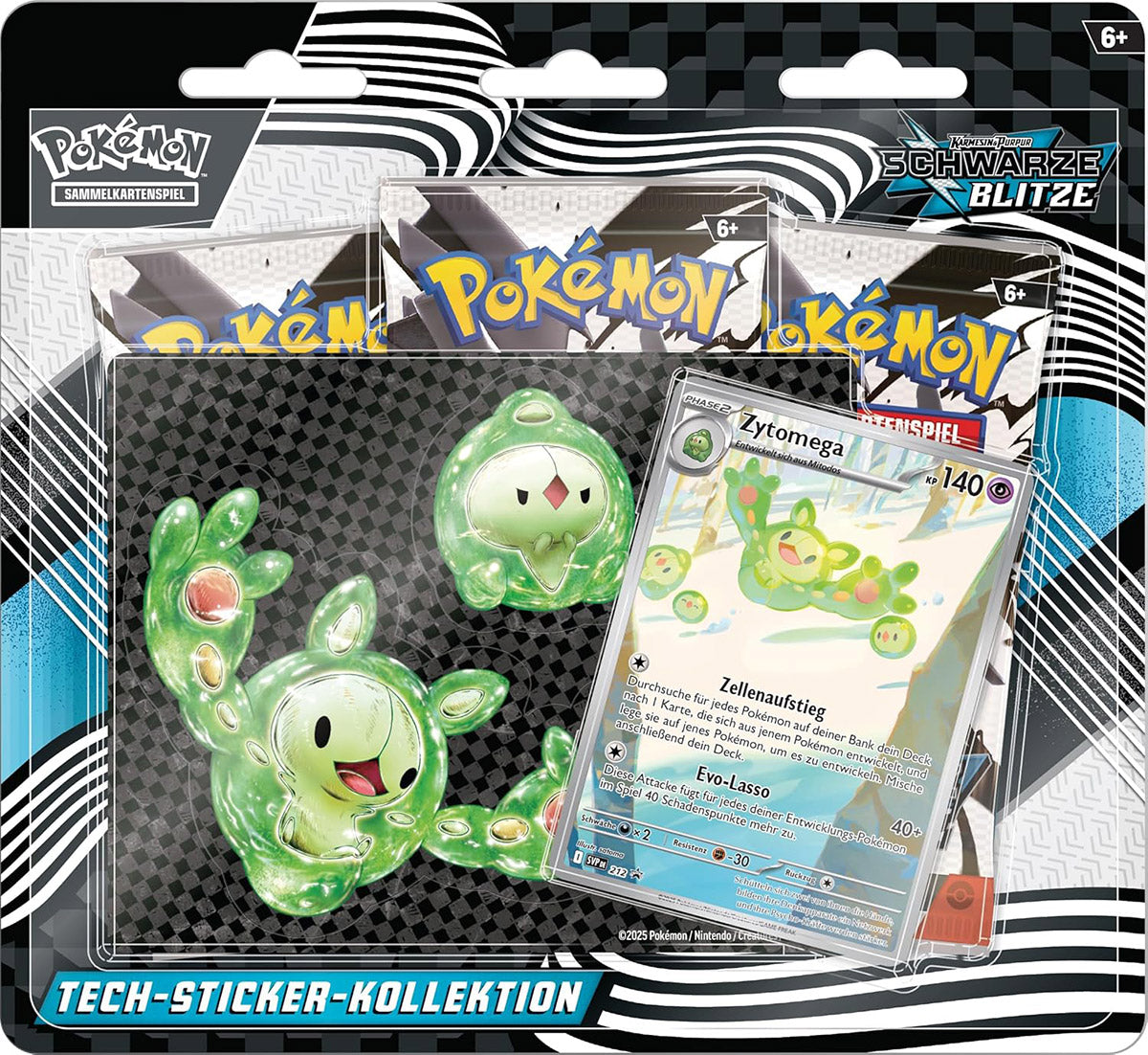 Pokémon KP10.5 Schwarze Blitze 3-Pack Blister (DE)