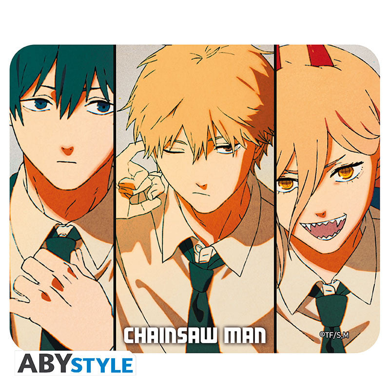 Chainsaw Man Flexible Mouse Pad – Denji, Aki & Power