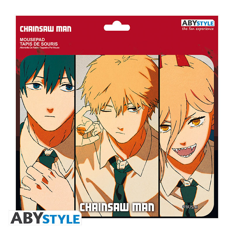 Chainsaw Man Flexible Mouse Pad – Denji, Aki & Power