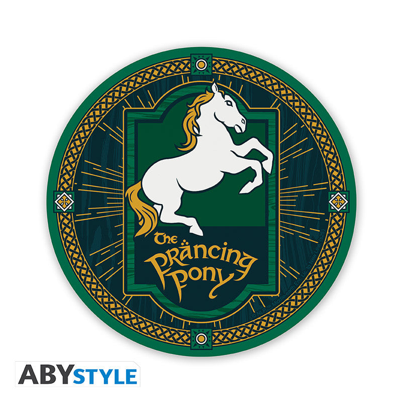 Der Herr der Ringe "Zum Tänzelnden Pony" Keramik-Untersetzer
