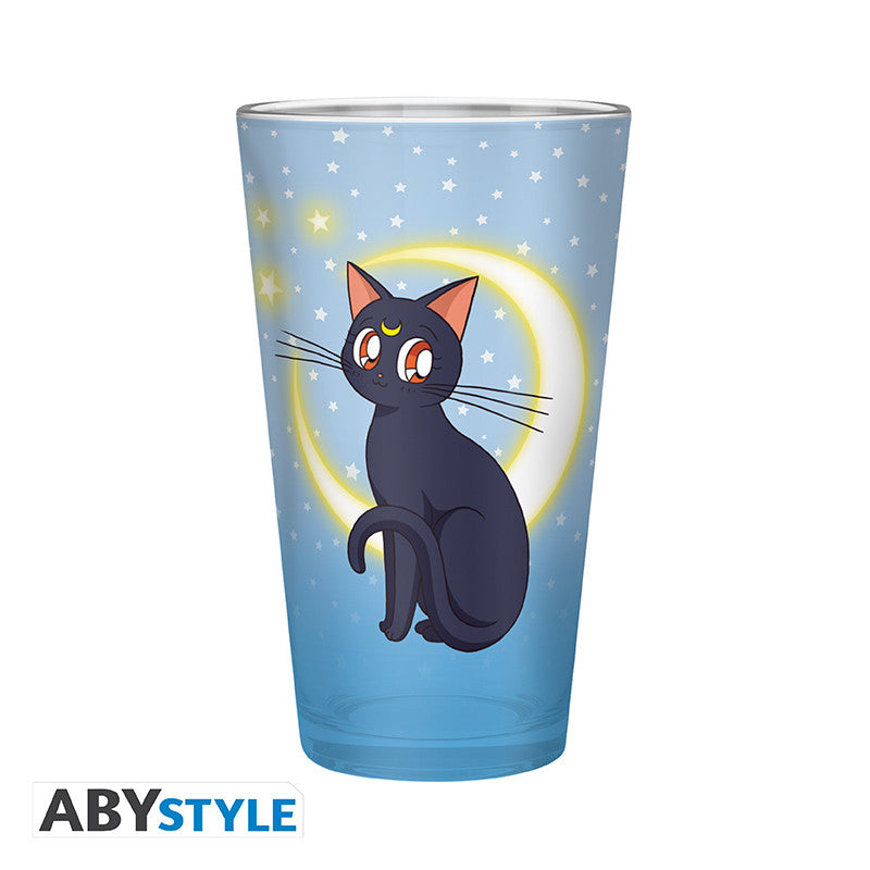 Sailor Moon Large Glass – Luna & Artemis 400 ml