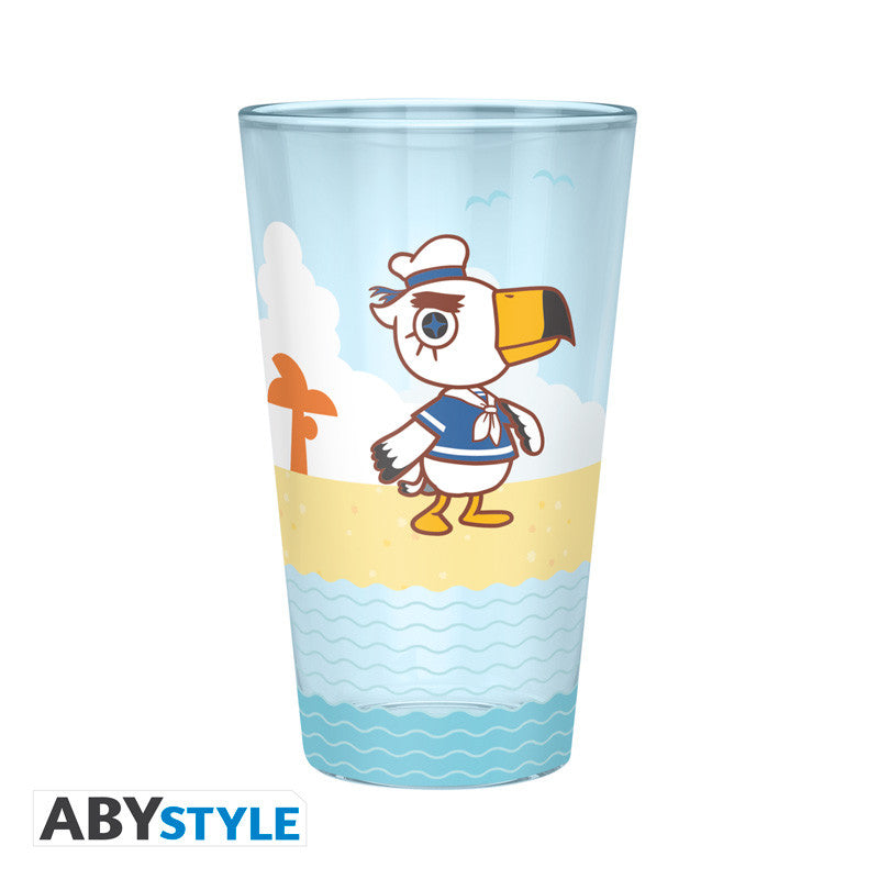 Animal Crossing Large Glass – Beach Characters 400 ml