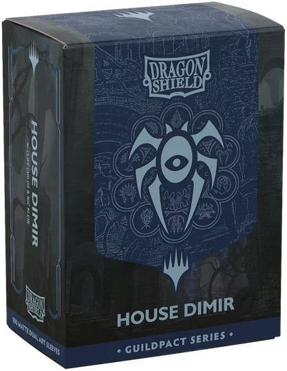 Dragon Shield x Magic: The Gathering – Guildpact Series House Dimir Matte Dual Art Sleeves (100)