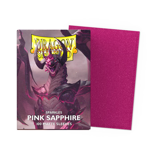 Dragon Shield Standard Sleeves - Matte Sparkles - Pink Sapphire