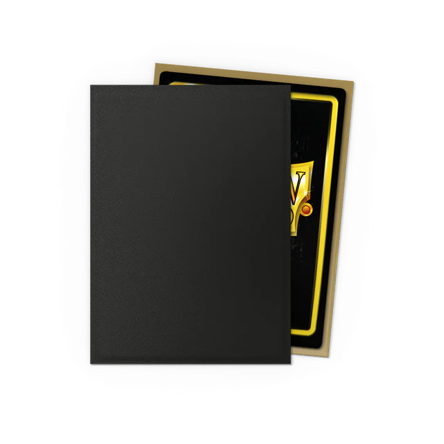 Dragon Shield Matte Dual Sleeves – Black/Gold (100)