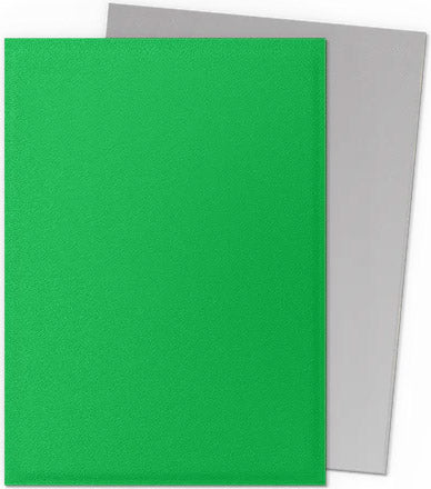 Dragon Shield Standard Hüllen - Dual Matte Apple Green & Silver (100 Hüllen)