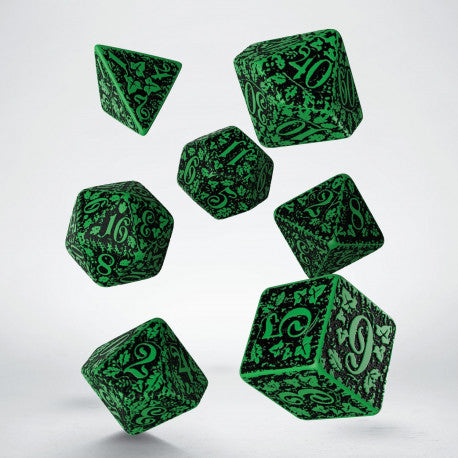 Q-Workshop Forest 3D Cube Set – Green and Black (7-piece)