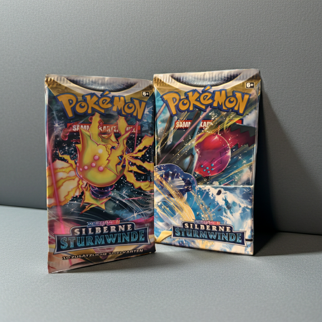 Bonus: Pokémon Trading Card Game Silver Tempest Booster Pack (DE)