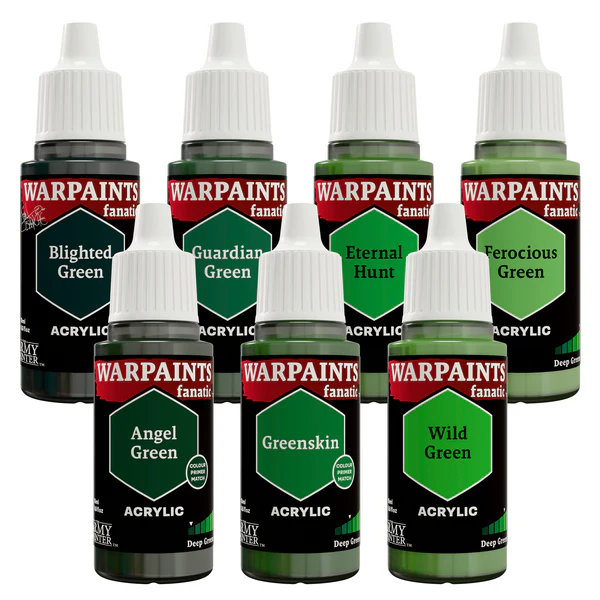 The Army Painter Warpaints Fanatic Flexible Triad PLUS+ – Deep Greens (7 Farben)