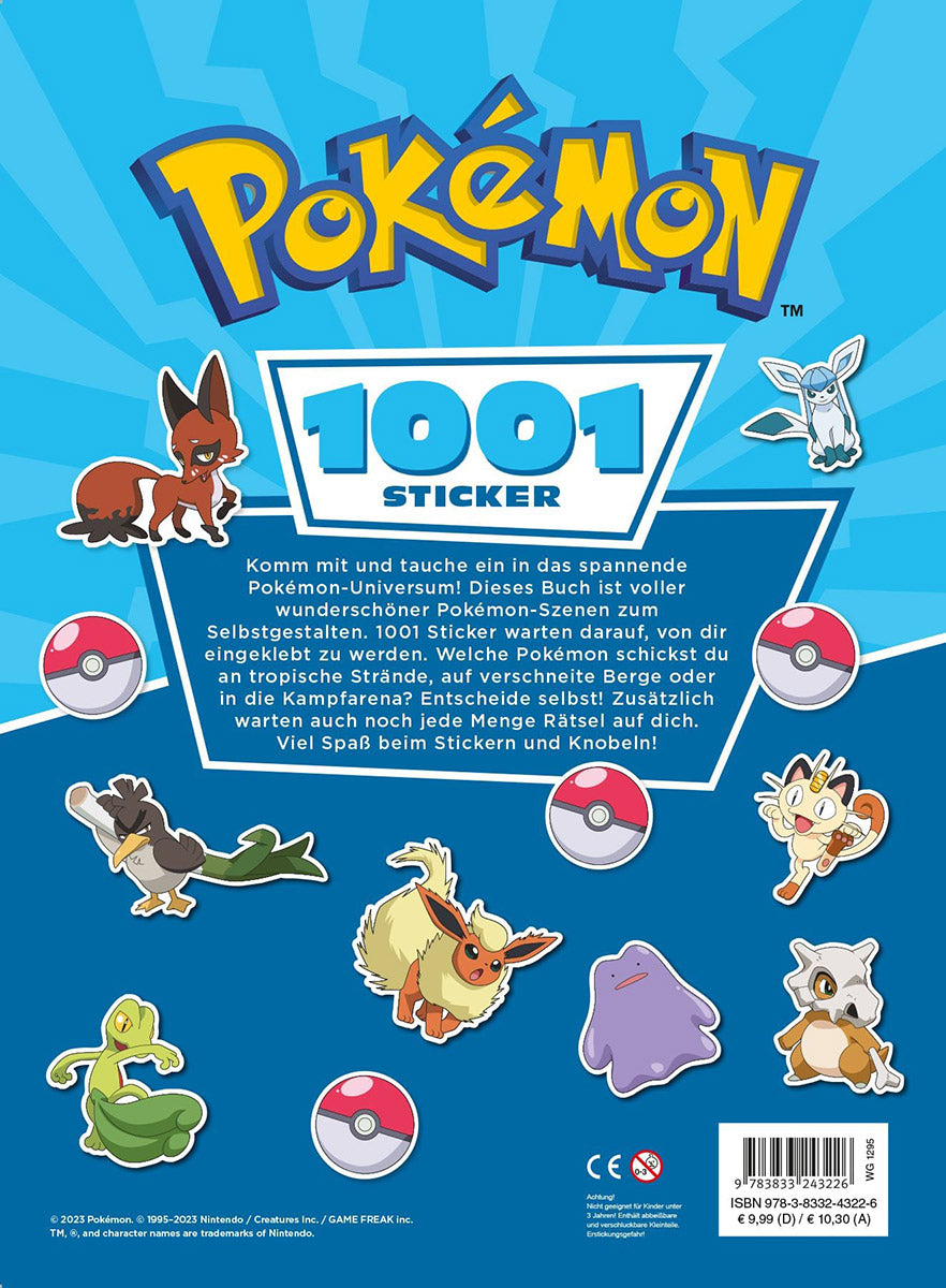 Pokémon - 1001 Sticker