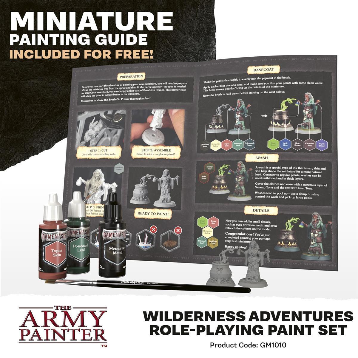 GameMaster: Wilderness Adventures Role-playing Paint Set