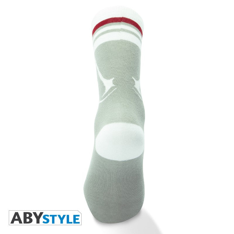 Assassin's Creed Socks Logo Grey/White