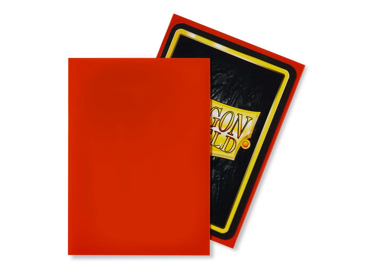 Dragon Shield Standard Sleeves - Matte Tangerine (100 Sleeves)