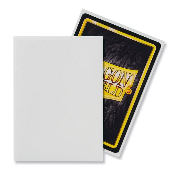 Dragon Shield Standard Sleeves - Matte White (100 Sleeves)