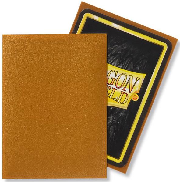 Dragon Shield Standard Sleeves - Matte Gold (100 Sleeves)