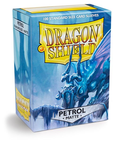 Dragon Shield Standard Sleeves - Matte Petrol (100 Sleeves)