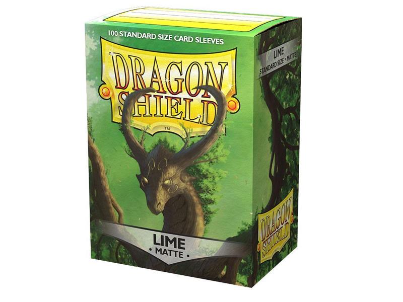 Dragon Shield Standard Sleeves - Matte Lime (100 Sleeves)