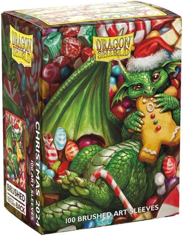 Dragon Shield Standard Sleeves - Brushed Art Christmas 2024 (100 Sleeves) (Limited Edition)