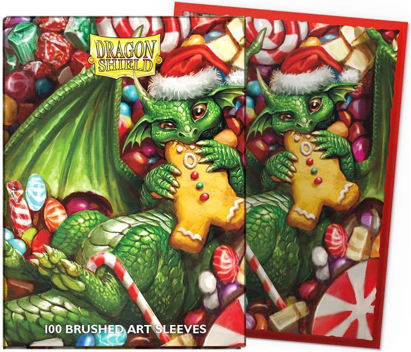 Dragon Shield Standard Sleeves - Brushed Art Christmas 2024 (100 Sleeves) (Limited Edition)