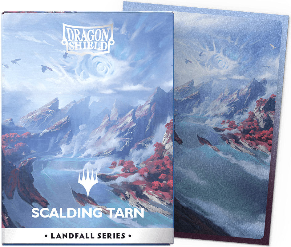 Matte Dual Art Sleeves MTG Landfall Series - Scalding Tarn