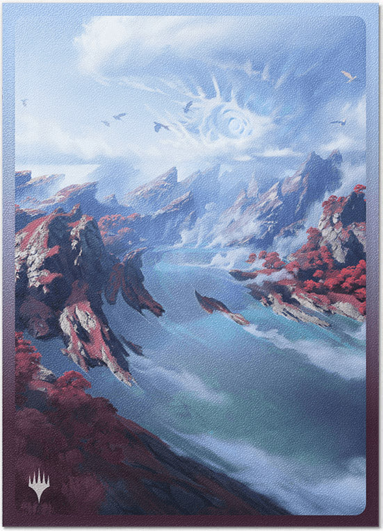 Matte Dual Art Sleeves MTG Landfall Series - Scalding Tarn