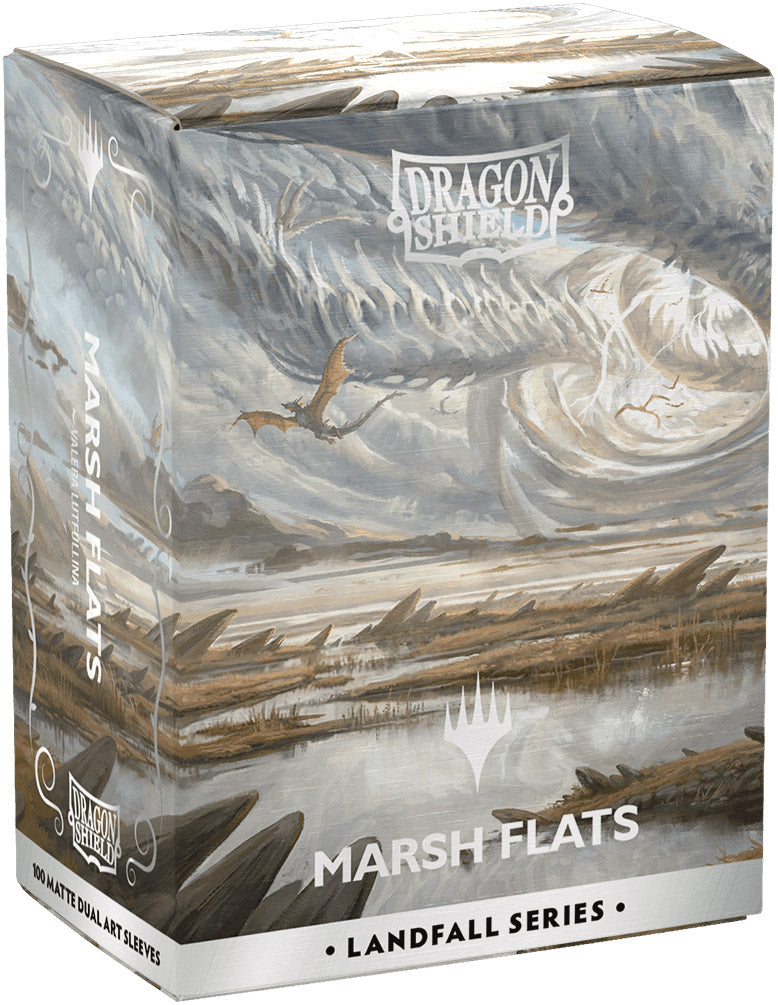 Matte Dual Art Sleeves MTG Landfall Series - Marsh Flats