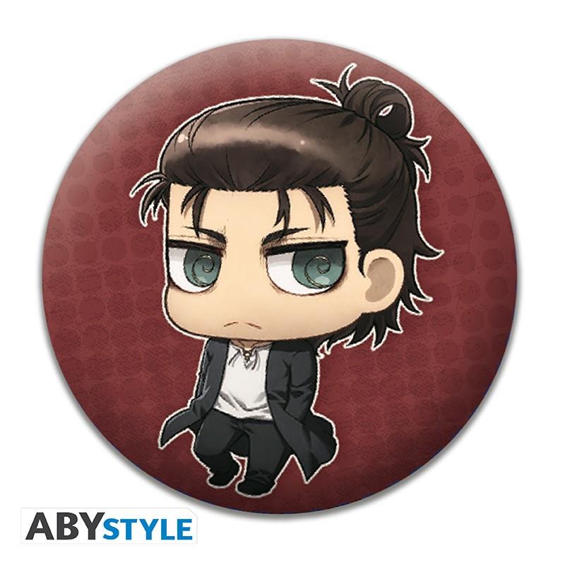 Attack on Titan Badge Pack 6er Chibi Characters