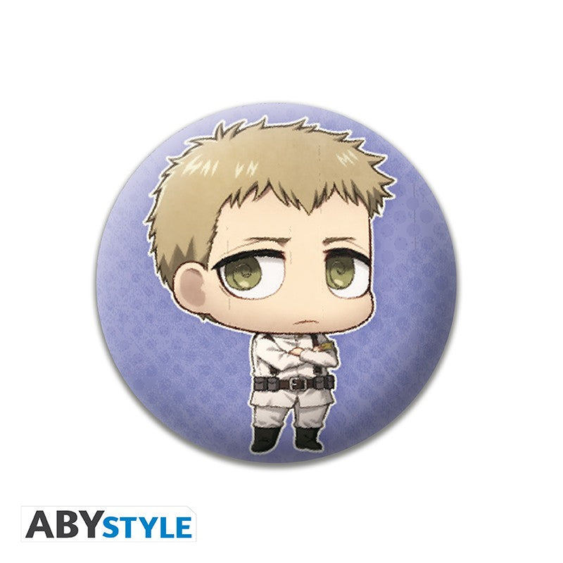 Attack on Titan Badge Pack 6er Chibi Characters