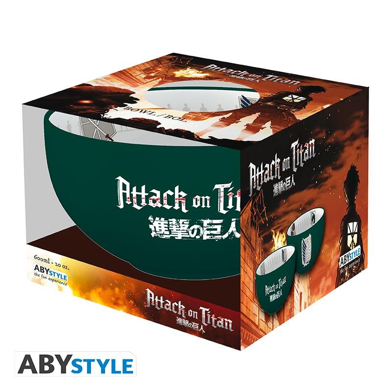 Attack on Titan Bowl 600 ml Emblems S3