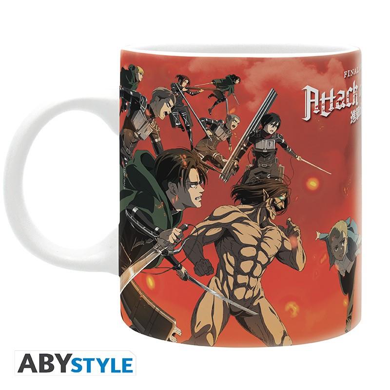 Attack on Titan Mug Battle Scene Season 4