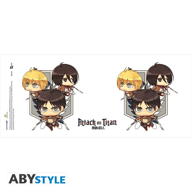Attack on Titan Tasse "Chibi Trio"