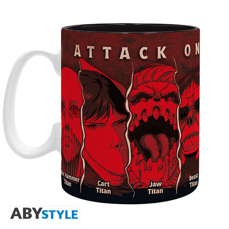Attack on Titan Mug "All Titans"