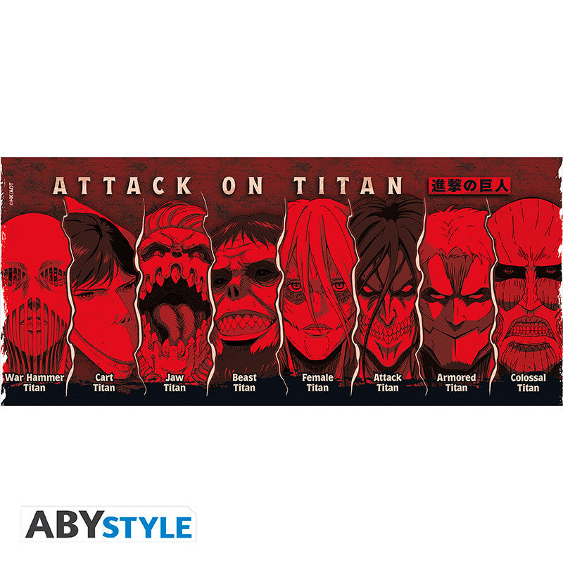 Attack on Titan Mug "All Titans"