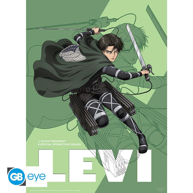 Attack on Titan Chibi Poster Set "Set 1" 52 x 38 cm