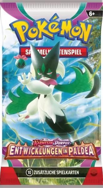 Pokemon Karmesin & Purpur 02 Entwicklungen in Paldea Booster Pack (DE)