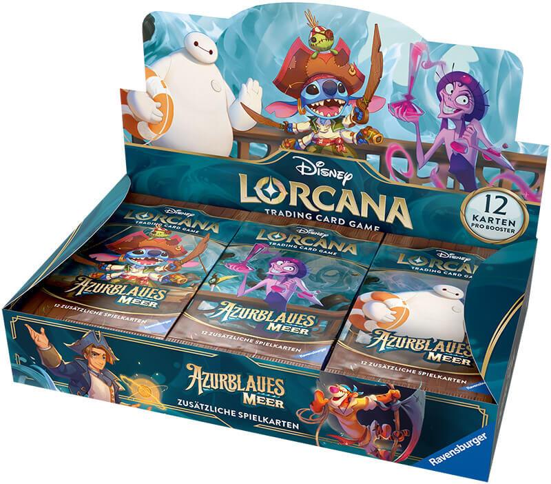 Disney Lorcana: Azurblaues Meer Booster-Display (24) (DE)