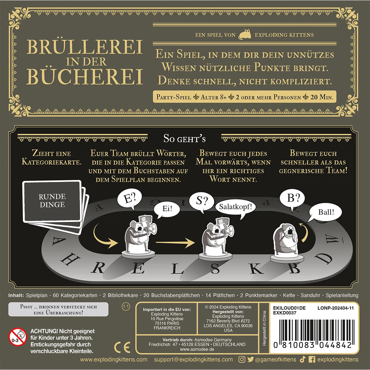 Brüllerei in der Bücherei (DE)